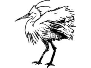 Sticker Custom Preview Image #025486 Animals Line Art Bird16