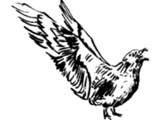 Sticker Custom Preview Image #025492 Animals Line Art Bird22