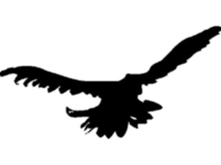 Sticker Custom Preview Image #025496 Animals Line Art Bird Flying02