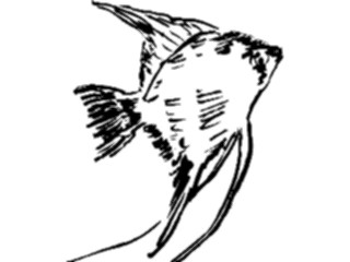 Sticker Custom Preview Image #025630 Animals Line Art Fish02