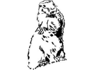 Sticker Custom Preview Image #025731 Animals Line Art Squirrel2