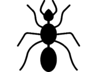 Sticker Custom Preview Image #025747 Animals Silhouettes Ant2