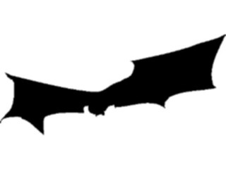 Sticker Custom Preview Image #025762 Animals Silhouettes Bat3