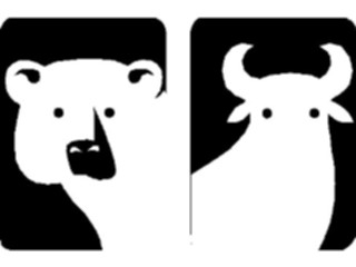 Sticker Custom Preview Image #025772 Animals Silhouettes Bear Bull