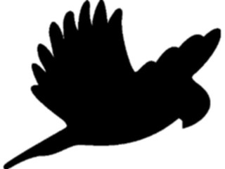 Sticker Custom Preview Image #025788 Animals Silhouettes Bird10