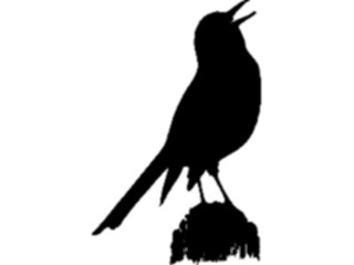 Sticker Custom Preview Image #025797 Animals Silhouettes Bird19