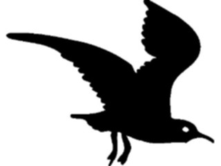 Sticker Custom Preview Image #025806 Animals Silhouettes Bird28