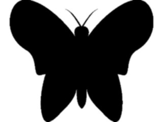 Sticker Custom Preview Image #025832 Animals Silhouettes Butterfly3