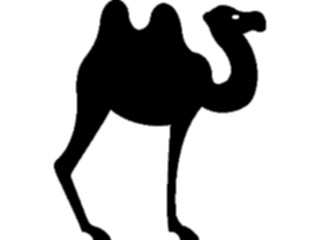 Sticker Custom Preview Image #025842 Animals Silhouettes Camel4