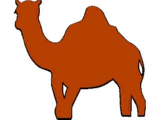 Sticker Custom Preview Image #025843 Animals Silhouettes Camel5