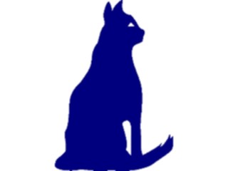 Sticker Custom Preview Image #025853 Animals Silhouettes Cat08