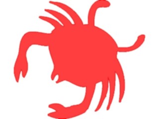 Sticker Custom Preview Image #025881 Animals Silhouettes Crab4