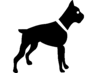 Sticker Custom Preview Image #025902 Animals Silhouettes Dog02