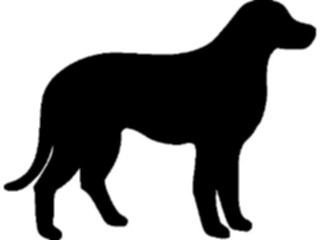 Sticker Custom Preview Image #025904 Animals Silhouettes Dog04