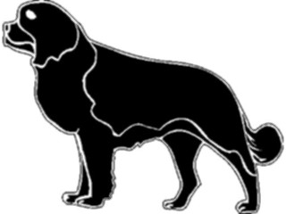 Sticker Custom Preview Image #025914 Animals Silhouettes Dog14