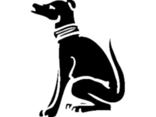 Sticker Custom Preview Image #025917 Animals Silhouettes Dog17