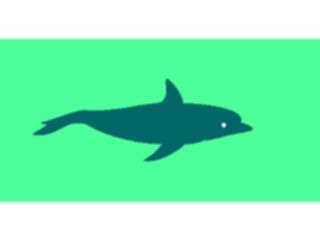 Sticker Custom Preview Image #025923 Animals Silhouettes Dolphin2