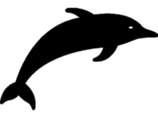 Sticker Custom Preview Image #025925 Animals Silhouettes Dolphin4