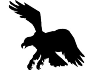 Sticker Custom Preview Image #025942 Animals Silhouettes Eagle3