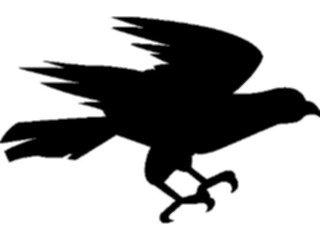 Sticker Custom Preview Image #025945 Animals Silhouettes Eagle6