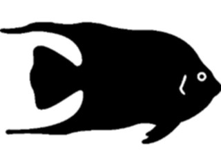 Sticker Custom Preview Image #025978 Animals Silhouettes Fish16