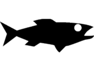 Sticker Custom Preview Image #025980 Animals Silhouettes Fish18