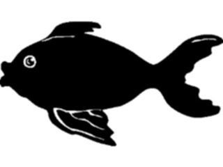 Sticker Custom Preview Image #025988 Animals Silhouettes Fish26