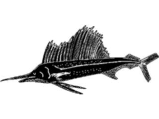 Sticker Custom Preview Image #025990 Animals Silhouettes Fish28