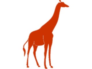 Sticker Custom Preview Image #026034 Animals Silhouettes Giraffe1