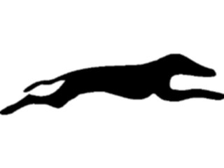 Sticker Custom Preview Image #026044 Animals Silhouettes Greyhound