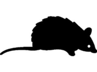 Sticker Custom Preview Image #026121 Animals Silhouettes Mouse4