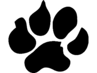 Sticker Custom Preview Image #026143 Animals Silhouettes Pawprint10