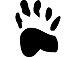 Sticker Custom Preview Image #026146 Animals Silhouettes Pawprint13