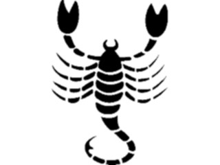 Sticker Custom Preview Image #026211 Animals Silhouettes Scorpion2