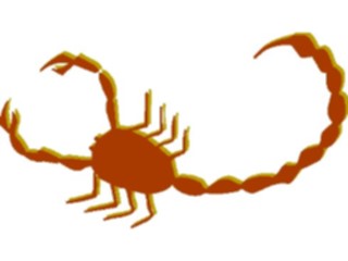 Sticker Custom Preview Image #026212 Animals Silhouettes Scorpion3