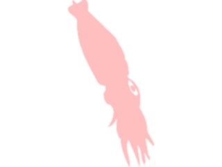 Sticker Custom Preview Image #026255 Animals Silhouettes Squid1