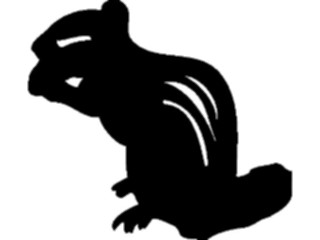 Sticker Custom Preview Image #026260 Animals Silhouettes Squirrel4