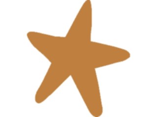 Sticker Custom Preview Image #026271 Animals Silhouettes Starfish1