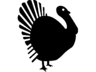 Sticker Custom Preview Image #026286 Animals Silhouettes Turkey2