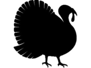 Sticker Custom Preview Image #026287 Animals Silhouettes Turkey3