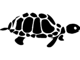 Sticker Custom Preview Image #026290 Animals Silhouettes Turtle2