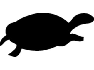 Sticker Custom Preview Image #026293 Animals Silhouettes Turtle5