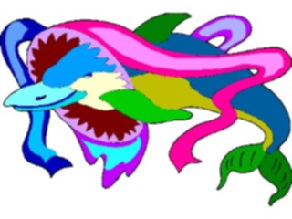 Sticker Custom Preview Image #026325 Animals Stylized Dolphin