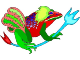 Sticker Custom Preview Image #026331 Animals Stylized Frog3