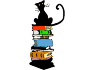 Sticker Custom Preview Image #026374 Antique Style Animals Caton Books