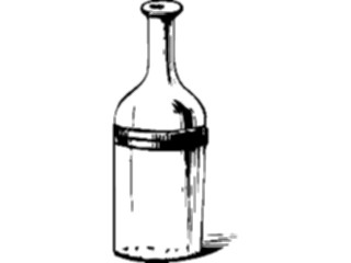 Sticker Custom Preview Image #026411 Antique Style Household Bottle