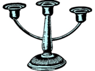 Sticker Custom Preview Image #026414 Antique Style Household Candlestick1