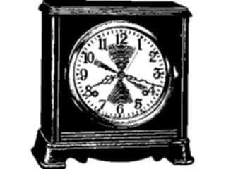 Sticker Custom Preview Image #026435 Antique Style Household Clock4