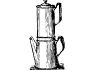 Sticker Custom Preview Image #026439 Antique Style Household Coffee Pot1