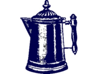 Sticker Custom Preview Image #026440 Antique Style Household Coffee Pot2